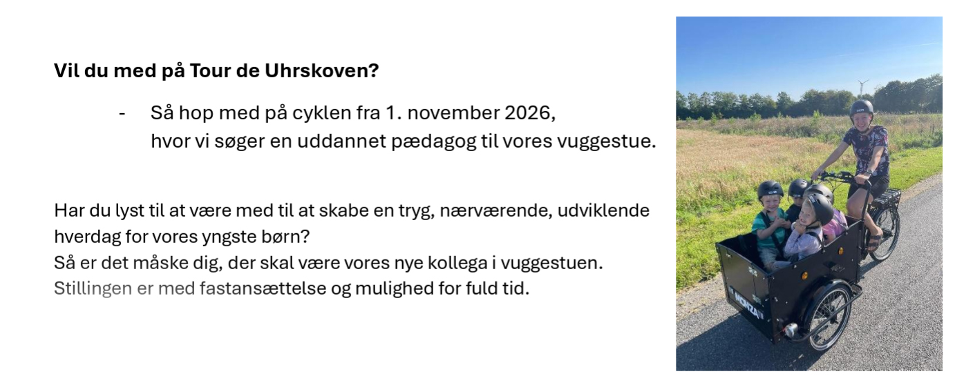 Stillingsannonce